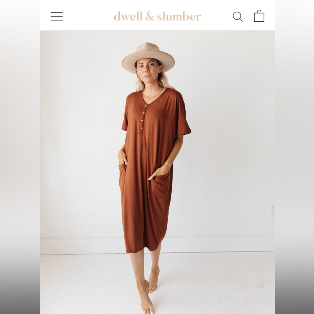 Dwell and slumber maternity and postpartum cognac cocoon